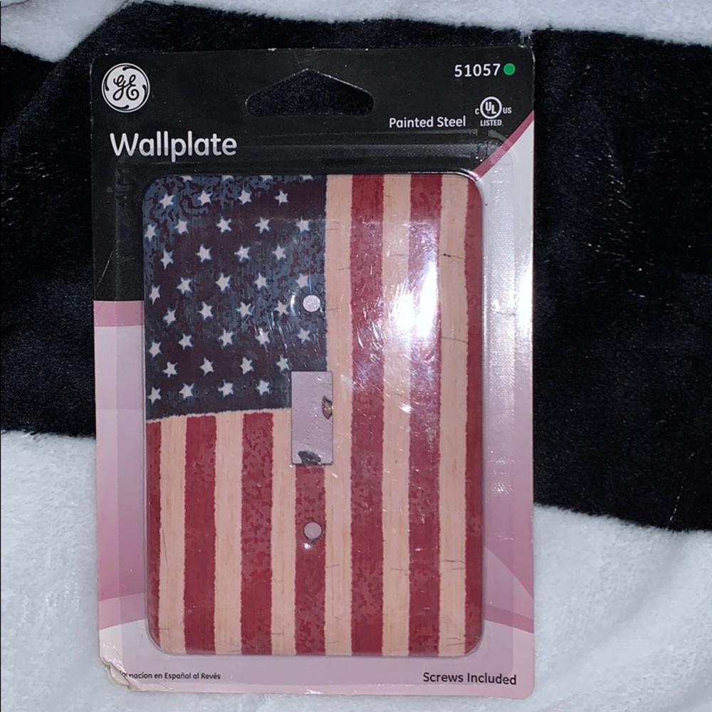 Wall plate painted steel